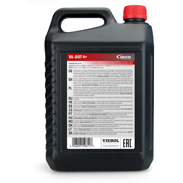 Bromsvätska DOT4+, 5L