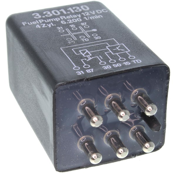 Relä, bränslepump 12V