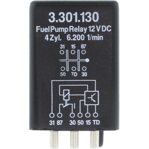 Relä, bränslepump 12V