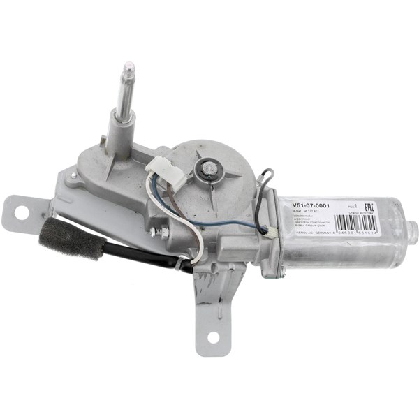 Torkarmotor 12V, Bak