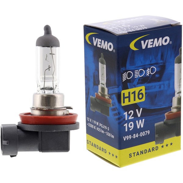Halogenlampa H16 PGJ 19-3 12V VEMO