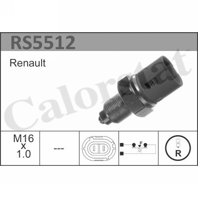Brytare, backljus Calorstat by vernet RS5512 CALORSTAT by Vernet