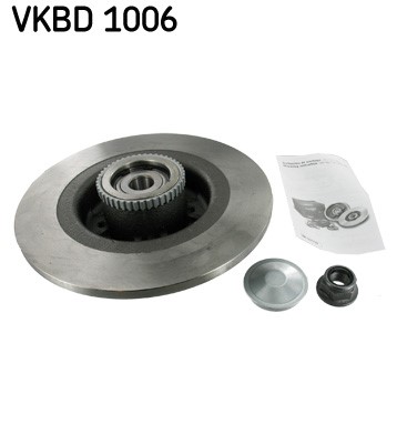 Bromsskiva Solid, Bakaxel Skf VKBD 1006 SKF