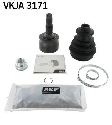 Drivknut, Framaxel, Bakaxel, På hjulsidan, på växellådssidan, fra SKF