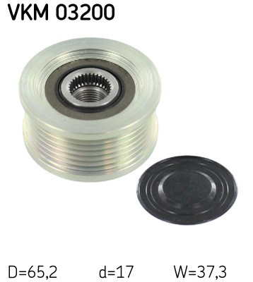 Frihjulskoppling, generator 100A Skf VKM 03200 SKF