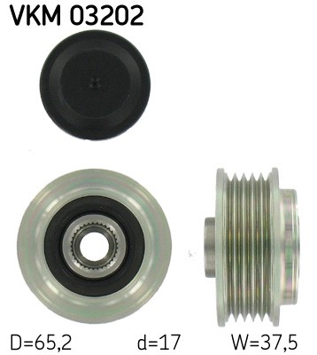 Frihjulskoppling, generator 150A Skf VKM 03202 SKF
