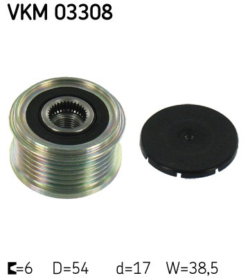 Frihjulskoppling, generator 90A Skf VKM 03308 SKF