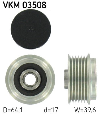 Frihjulskoppling, generator 100A Skf VKM 03508 SKF