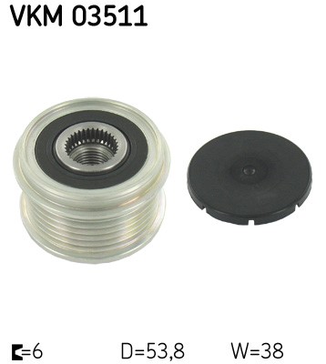 Frihjulskoppling, generator 130A Skf VKM 03511 SKF