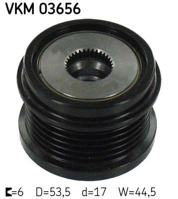 Frihjulskoppling, generator 180A Skf VKM 03656 SKF