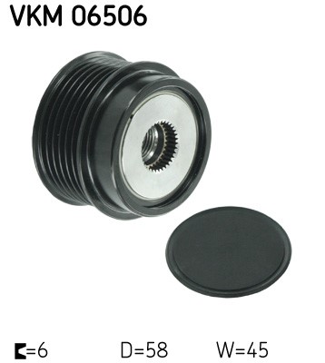 Frihjulskoppling, generator Skf VKM 06506 SKF