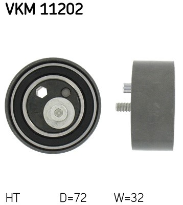Spännrulle, kamrem, Vänster övre, Vänster Skf VKM 11202 SKF Spännrulle, kamrem, Vänster övre, Vänster Skf VKM 11202 SKF