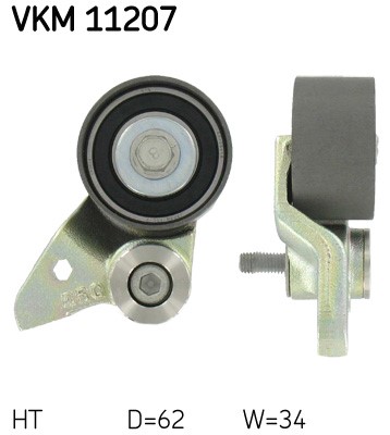 Spännrulle, kamrem, Mitt till vänster Skf VKM 11207 SKF