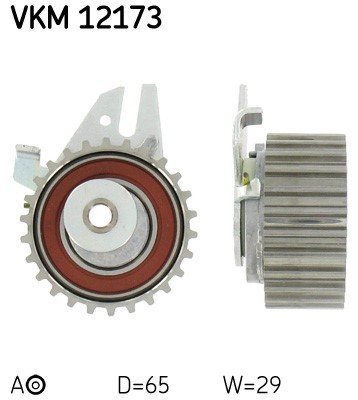 Spännrulle, kamrem, Mitt Skf VKM 12173 SKF
