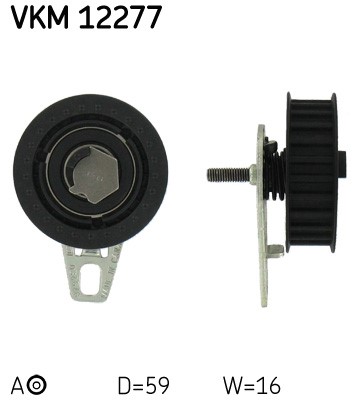 Spännrulle, kamrem, Höger Skf VKM 12277 SKF