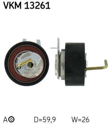 Spännrulle, kamrem, Upptill Skf VKM 13261 SKF Spännrulle, kamrem, Upptill Skf VKM 13261 SKF