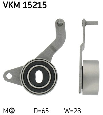 Spännrulle, kamrem, Vänster undre, Höger upptill Skf VKM 15215 SKF