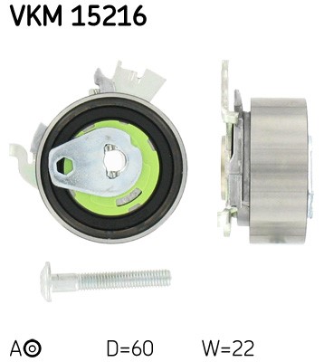 Spännrulle, kamrem, Nedre Skf VKM 15216 SKF