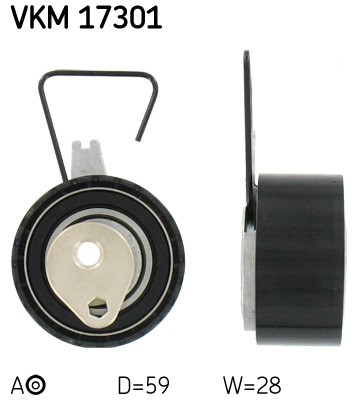 Spännrulle, kamrem Skf VKM 17301 SKF