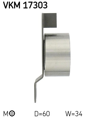Spännrulle, kamrem, Vänster Skf VKM 17303 SKF