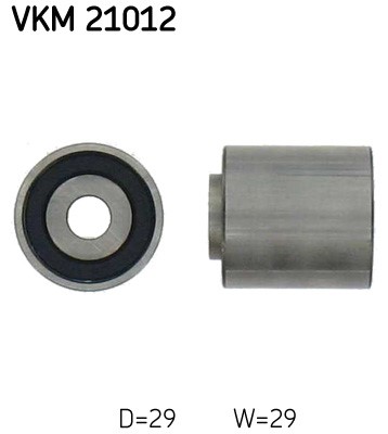 Styrrulle, kamrem, Upptill Skf VKM 21012 SKF