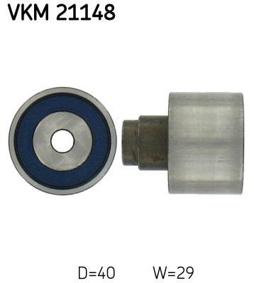 Styrrulle, kamrem, Vänster undre, Upptill Skf VKM 21148 SKF