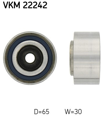 Styrrulle, kamrem, Höger Skf VKM 22242 SKF