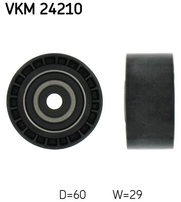 Styrrulle, kamrem, Höger upptill Skf VKM 24210 SKF