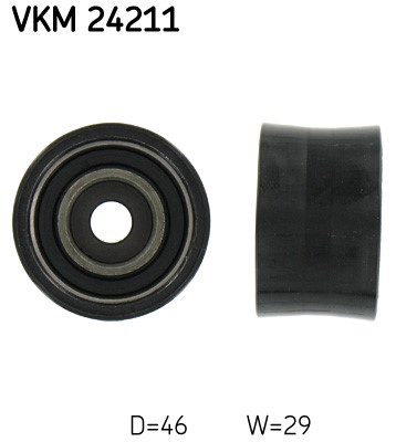 Styrrulle, kamrem, Vänster övre Skf VKM 24211 SKF