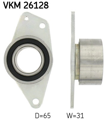 Styrrulle, kamrem, Höger Skf VKM 26128 SKF