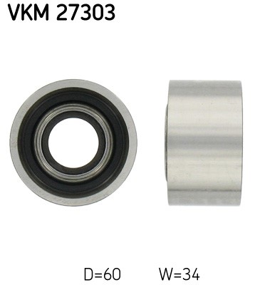 Styrrulle, kamrem, Höger Skf VKM 27303 SKF
