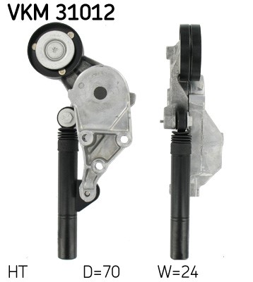 Spännrulle, Drivrem, Upptill Skf VKM 31012 SKF