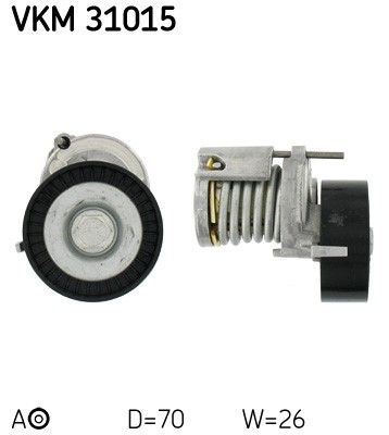 Spännrulle, Drivrem, Upptill Skf VKM 31015 SKF