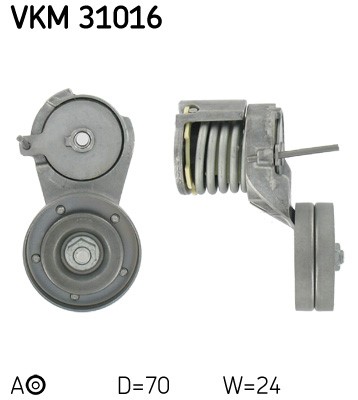 Spännrulle, Drivrem, Upptill Skf VKM 31016 SKF