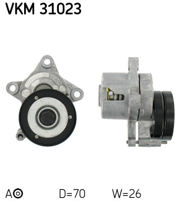 Spännrulle, Drivrem, Upptill Skf VKM 31023 SKF