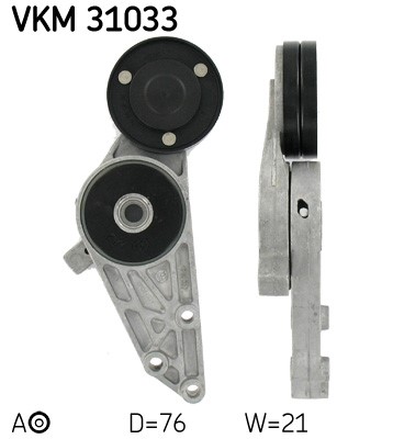 Spännrulle, Drivrem, Upptill Skf VKM 31033 SKF