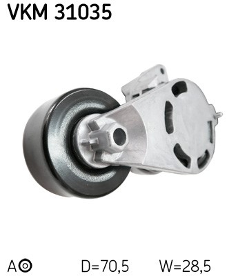 Spännrulle, Drivrem, Upptill Skf VKM 31035 SKF
