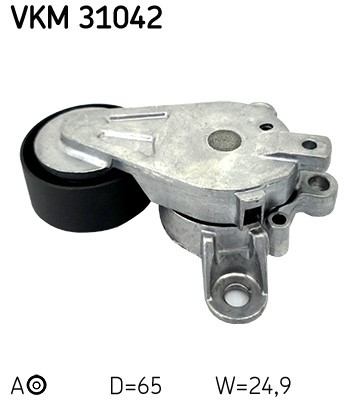 Spännrulle, Drivrem, Mitt till höger, Vänster övre, Mitt, Upptill SKF Spännrulle, Drivrem, Mitt till höger, Vänster övre, Mitt, Upptill SKF