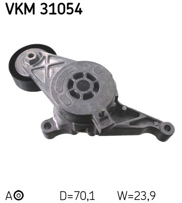 Spännrulle, Drivrem, Upptill SKF