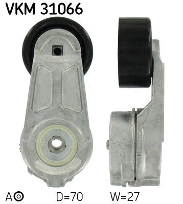 Spännrulle, Drivrem, Vänster Skf VKM 31066 SKF