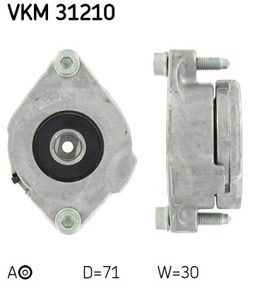 Spännrulle, Drivrem, Bak, Fram Skf VKM 31210 SKF