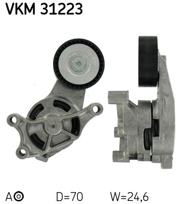 Spännrulle, Drivrem, Mitt Skf VKM 31223 SKF Spännrulle, Drivrem, Mitt Skf VKM 31223 SKF