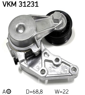 Spännrulle, Drivrem, Mitt Skf VKM 31231 SKF