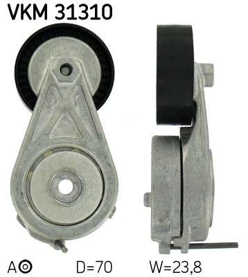 Spännrulle, Drivrem, Upptill Skf VKM 31310 SKF