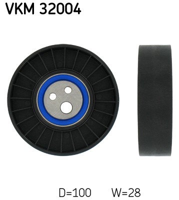 Styrrulle, drivrem, Höger nedtill, Höger, Vänster Skf VKM 32004 SKF