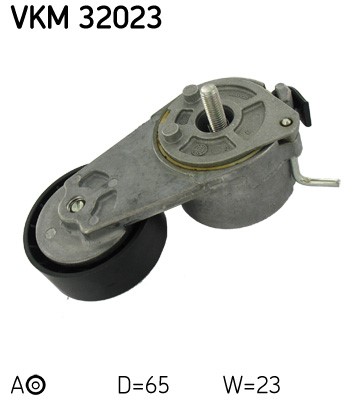 Spännrulle, Drivrem, Vänster undre, Mitt, Nedre Skf VKM 32023 SKF