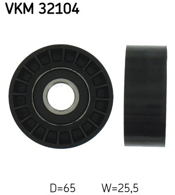 Styrrulle, drivrem, Upptill Skf VKM 32104 SKF