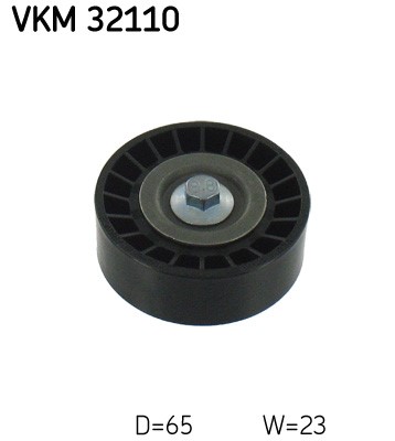 Styrrulle, drivrem, Vänster övre, Upptill, Mitt, Nedre Skf VKM 32 SKF