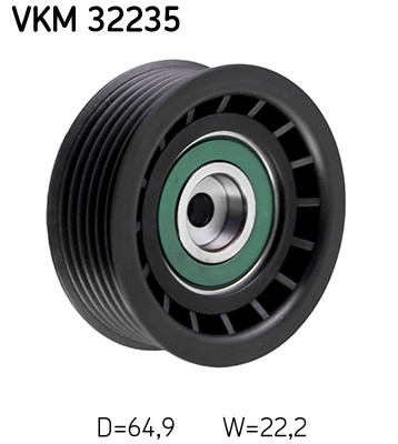 Styrrulle, drivrem, Vänster övre, Upptill Skf VKM 32235 SKF Styrrulle, drivrem, Vänster övre, Upptill Skf VKM 32235 SKF
