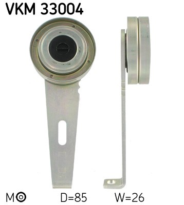 Spännrulle, Drivrem, Nedre, Mitt Skf VKM 33004 SKF